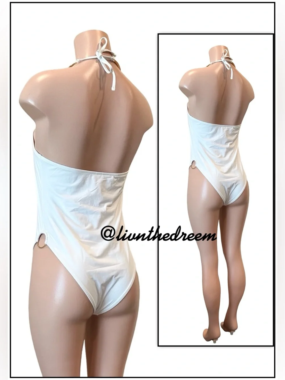 Beach Bunny Jill Collar One Piece swimsuit SZ L